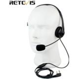 👉 Headphone Retevis 2 Pin Headset TK220 For KENWOOD Baofeng UV-5R BF-888S H777 PUXING TYT Walkie Talkie C9009A