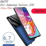 👉 Batterij oplader KQJYS Portable Battery Case for Samsung Galaxy A70 Charger Cases External Power Bank Charging