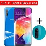 👉 Filmcamera 3-in-1 on samsunga50 screen back hydrogel film camera lens protector for Samsung Galaxy A50 A50s A 50 s 50s protective not glass