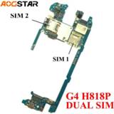 👉 Moederbord Aogstar Unlocked For G4 Boards Mobile Electronic Panel Motherboard 32GB LG H818P Dual Sim Mainboard With OS 6.0