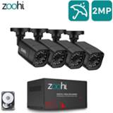 👉 Zoohi AHD Outdoor CCTV Camera System 1080P security Camera DVR Kit CCTV waterproof home Video Surveillance System HDD P2P HDMI