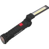 👉 Zaklamp Outdoor Bright COB+LED Rechargeable Cordless Emergency Work Light Torch Flashlight Handy Inspection Lamp Portable USB Folding
