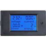👉 Powermeter DC voltage current power meter 100A shunt 4 in 1 With overload alarm function Large-screen LCD