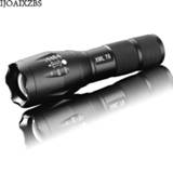 👉 Zaklamp XML Outdoor Powerful Flashlight Torch E17 T6 5000 Lumens Aluminum Waterproof Zoomable CREE LED Light For 18650 Or AAA Battery