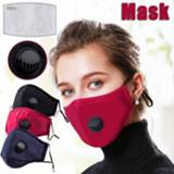 Gezichtsmasker zwart carbon 1pcs Face Mouth Mask Anti-infection Virus Black Activated Filter Mouthmask For Unisex Anti-dust Facemask Washable