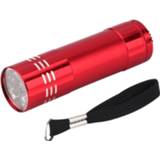 👉 Zaklamp wit small Lanterna 9 Led Mini Flashlight White Lamp Powerful Flash Light Protable Pocket Torches Penlight for Hiking Camping