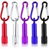 Keychain Portable Mini Flashilight Hook Lamp Light Pocket Camping Flashlight Aluminum