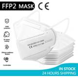 👉 Mondkapje 50 Mascarillas KN95 FPP2 Mascarilla FFP2mask Masque Protection FFP2 Mondkapjes Respirator Face Mask CE Masks Mouth