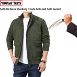 👉 Stab New Knife proof stab-resistant anti-cut self defense jacket swat policia military anti cut gilet jaket resistant M-4XL