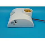 Motion detector Lamp Base E27 Standard AC 170-250V Bulb Infrared IR Sensor Automatic Wall Light Holder Socket PIR