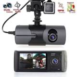 👉 Lens Dual Car DVR G-Sensor Camcorder X3000 R300 1080P HD Dashcam 2.7inch Dash Cam Video Recorder Wth GPS Security Camera