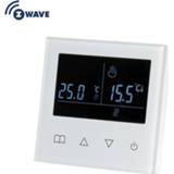 👉 Thermostaat IN STOCK Z Wave Plus Smart Thermostat Temperature Controller for Water/Electric floor Heating with LCD Touch Screen