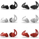 👉 Earplug silicone 1Pair Soft Ear Plugs Noise Reduction Earplugs Protector 2/3 Layers