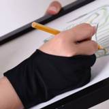 Glove Two-fingers Artist Anti-touch for Drawing Tablet Right and Left Hand Anti-Fouling ipad Screen board