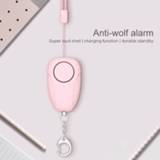 👉 Keychain vrouwen kinderen Personal Alarm 120DB Anti Lost Wolf Self-Defense Safety Attack Emergency Alarms for Women Kids Elderly