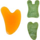 Massager Natural Jade Massage Guasha Stones Board For Face Acupoint Scraping Facial Tools Health Care