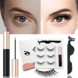 👉 Oogpotlood 3 Pairs Magnetic Eyelashes with Eyeliner and Tweezer Set Soft Lashes