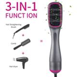 Straightener Hair Dryer Hot Air Brush One Step 3 in 1 Fast Volumizer Comb for Curly and All Types Negative Ion Ceramic Blow