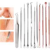 👉 Make-up remover zwart Blackhead Needles Tool Black Dot Pimple Treatment Squeezing Acne Extractor Spoon Tools Face Care Comedone Pore Cleaner