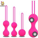 👉 Kegel silicone vrouwen Safe Smart Ball 3Pcs Tighten the training Vagina Exercise Machine Vaginal Sex Toys for Women