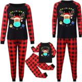 Pyjama rood baby's Merry Christmas 2020 Pajamas for Family Red Plaid Loungewear Sleepwear Set Men Baby Kid Dad Mom Matching Outfits Pyjamas