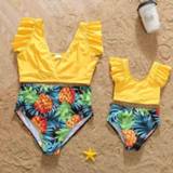 Bikini baby's Mother And Daughter Swimsuit Mommy Me Swimwear Family Matching Clothes Outfits Look Mom Mum Baby Dresses Clothing