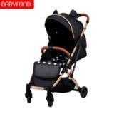 👉 Trolley baby's Free shipping 5.8kg Baby stroller ultra light portable folding umbrella four wheel children's travel