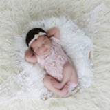 Rompertje baby's meisjes Baby Photography Props Lace Romper Floral Backless Bowknot Soft Ribbon Clothes Newborn Accessories Cute Girl Outfit