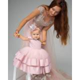 👉 Dress roze meisjes One Shoulder Pink Girls First Communion Dresses Birthday Party 1 Year Old Custom