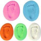 Babysetje baby's 2020 1pc Babys on Progress Souvenirs Handprint Footprint Air Dry Soft Clay Decoracion Items Babies Grown Memory for Pet Cat Dog