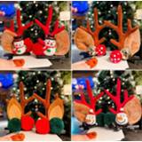 Deurbel meisjes vrouwen kinderen Christmas Antlers Hair Clips Pins Accessories Reindeer Jingle Bells Cute for Girl Women Adults Kids Decorations Gift Present 2ps