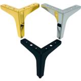 👉 Sofa 4pcs Height 10/13/15/17CM Modern Iron Metal Furniture Chair Legs Cupboard Table Bed with Screws Accessories