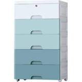 👉 Wardrobe baby's Drawer-type Receipt Cabinet Children's Storage Baby Toy Tidy Box Five-bucket