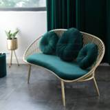 👉 Sofa Customized Luxury with Pillow Double Soft Chair Golden Iron Leg for Clothing Store Coffee Shop Furniture Livingroom