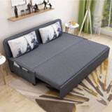 👉 Sofa Folding Bed 120/150CM Nordic Modern Simple Bedroom Living Room Multifunctional Adult Lazy Leisure Space Saving