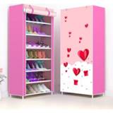 👉 Shoe 9-Layer Nonwoven Rack Combination Storage Shoes Boots Closet Easy Assembly Stand Holder Space-Saving Organizer
