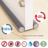 98cm Doorstop Draft Protector Flexible Door Bottom Sealing Strip Guard Wind Dust Blocker Sealer Stopper Twin Door Decor