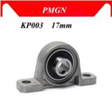 👉 Bearing alloy Pillow block housing kp003 17mm caliber Zinc mounted High quality bearings UCP003 P003 insert