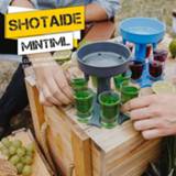 👉 Alcohol dispenser 6 Shot Glass and Holder Mintiml Shotaide Liquor Carrier Bottle Shots