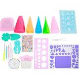 Tweezer DIY Scrapbooking Quilling Paper Tools Set Wave Shaper Cone Winding Tray Climper Needle Pen Mould Kit