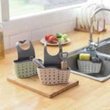 👉 Organizer Kitchen Sink Shelf Sponge Drain Rack Cleaning Cloth Storage Holder Soap Utensils Bathroom Accessories