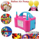 👉 Ballon Portable Double Electric Balloon Air Pump Inflator Dual Nozzle Blower With AU/UK/US/EU Plug