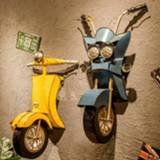 👉 Ornament Industry Wind Wall Decoration Bar Pendant Shop Restaurant Background Iron Art Hanging