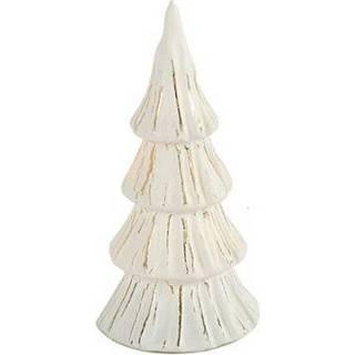 👉 Kerstboom zilver glas verlichte kerstfiguren CF label lamp led 17 cm 8718317695551