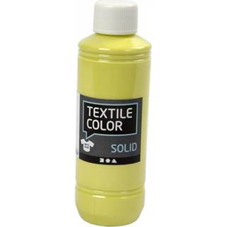 👉 Creotime textielverf Solid 250 ml kiwigeel
