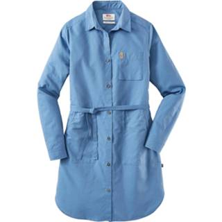 👉 Shirt blauw vrouwen Fjällräven Dames Shirtblouse Övik Dress W 7323450334130