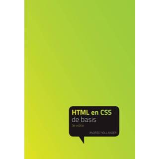 👉 HTML en CSS. De Basis, Hollander, Andree, Paperback 9789043024013