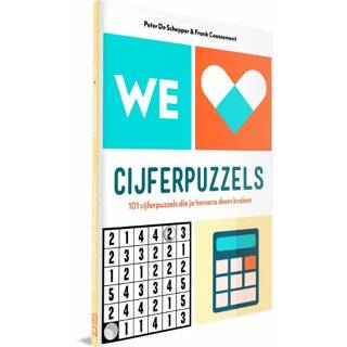 👉 Cijferpuzzel We love Cijferpuzzels. Paperback 9789059249066