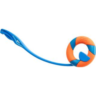👉 Blauw-oranje Chuckit! Launcher Ring Chaser