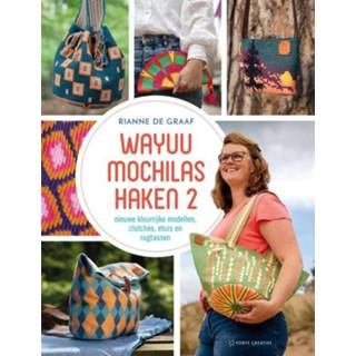 👉 Clutch Wayuu Mochilas haken 2. Nieuwe kleurrijke modellen, clutches, etuis en rugtassen, de Graaf, Rianne, Paperback 9789462502604
